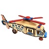 Wooden toy, music realistic helicopter, airplane model for boys, Birthday gift, wholesale