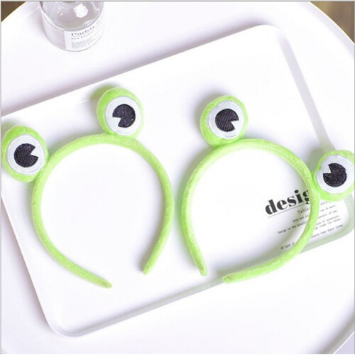 Internet Celebrity Face Wash Headband Frog Headband Autumn and Winter Hairband Selling Cute Makeup Mask Internet Celebrity Hairband