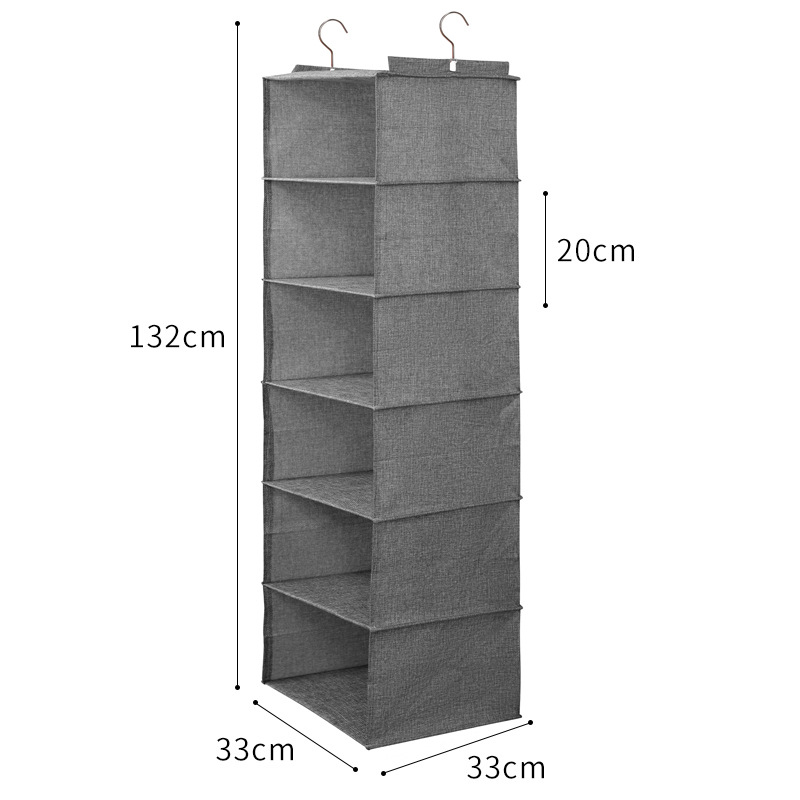Ropa de cama doble gancho colgante armario de almacenamiento bolsa colgante con cajón armario multi-capa colgando organización bolsa de almacenamiento