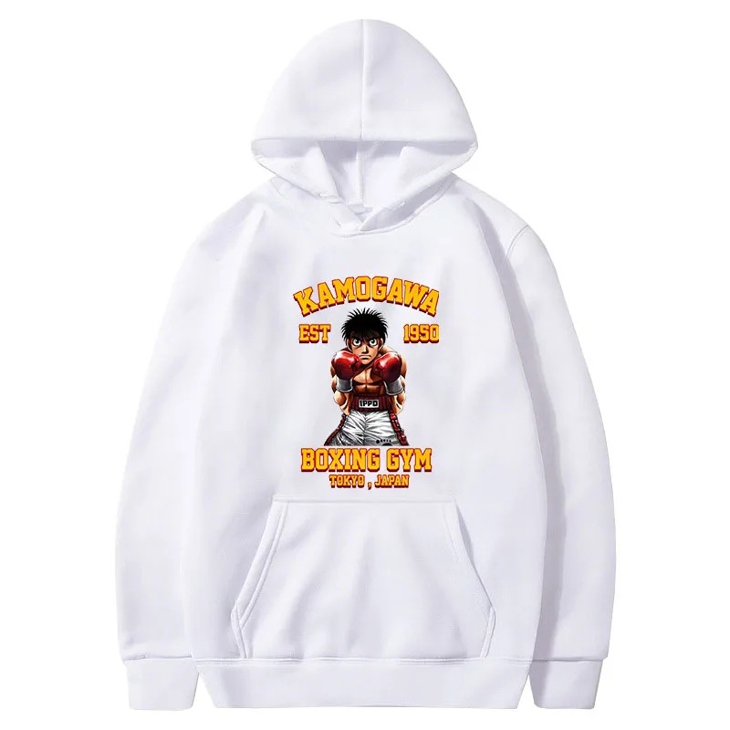 2025 venta caliente suéter para hombre No Ippo Kamogawa boxeo gimnasio estampado hombres y mujeres retro deportes de ocio