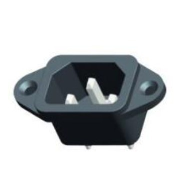 R301/DB-14-1F 电源插座/带固定螺丝插座/品字插座/AC插座/三芯插