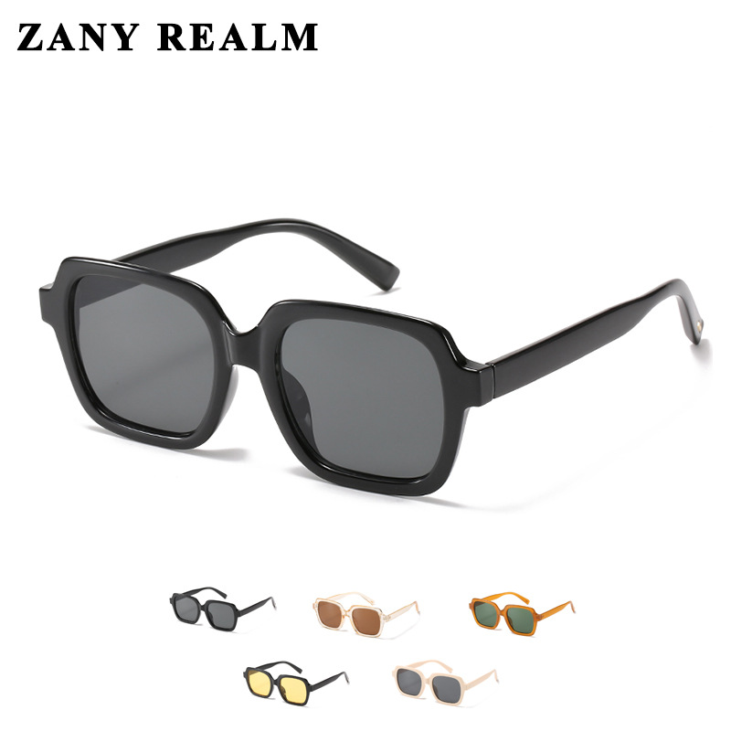 Nuevo Comercio exterior Xiaoxiang estilo coreano gafas de sol cuadradas transfronterizas discoteca europea y americana retro gafas de sol decorativas suministro directo de fábrica