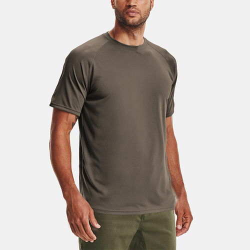 Summer Ice Silk Quick-Dry Short-Sleeve T-Shirt for Men Loose and Breathable Thin Half-Shirt Running Fitness Training Sport Top