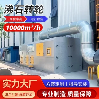 可定制沸石转轮催化燃烧废气处理环保设备+RCO分子筛工业废气处理