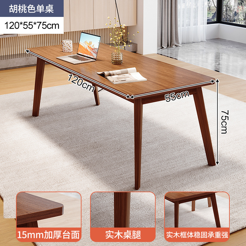Mesa de caligrafía de madera sólida escritorio de estudio doméstico escritorio