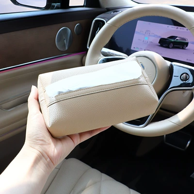 Car tissue box/set, Sun Visor Tissue Box, Hanging