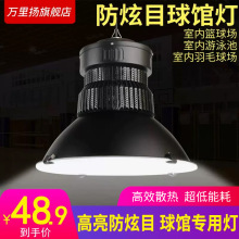 LED球馆灯篮球场照明灯羽毛球馆工矿灯乒乓球室防眩目室内体育馆