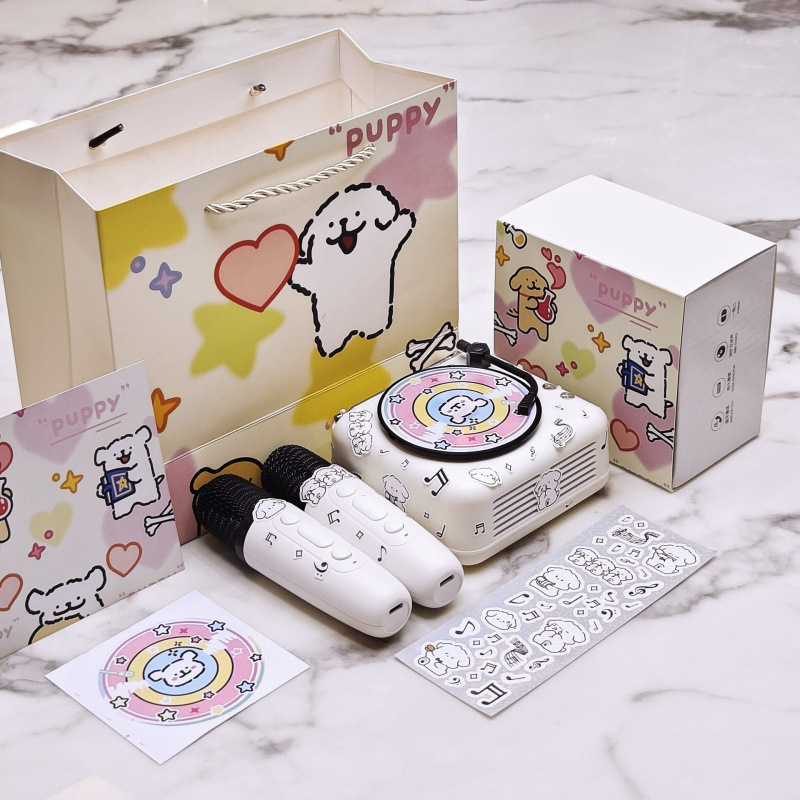 线条小狗生日礼物蓝牙小音响音箱男生送女生闺蜜实用的高级感毕业|undefined