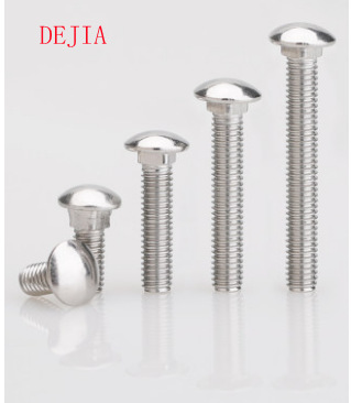 M6M8*x22x55x60x100不锈钢304大头马车螺丝圆头方颈螺钉桥架螺栓