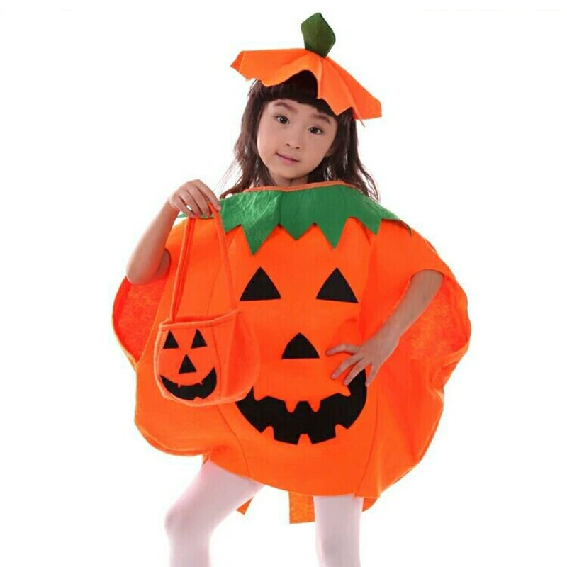 Производители новый костюм на Хэллоуин Взрослый Детский праздничный тыквенный мешок макияж шоу одежда костюм реквизит