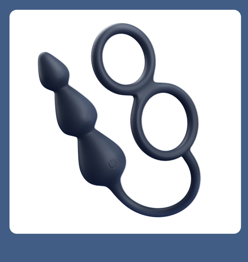 Remote-Control Vibrating Anal Plug with Prostate Beads and Dual Locking Rings — detail image 19