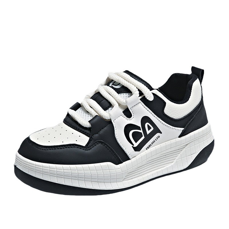 Women's Shoes 2024 Spring New Women's Shoes Thick-Soled Casual Trendy Shoes Live Broadcast Stall Running Sports Shoes Wholesale
