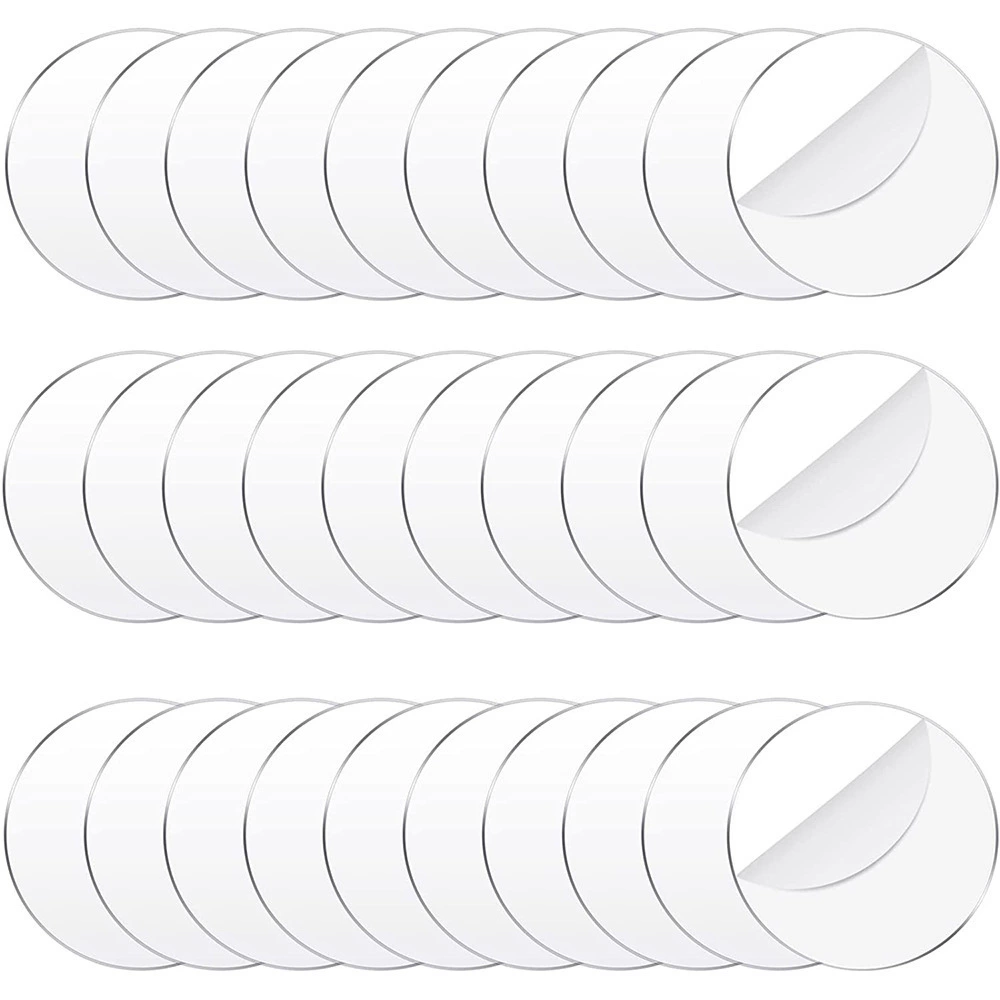 Трансграничные Эксклюзивные прозрачные акриловые Вафли с круглым основанием акриловый диск из оргстекла пустые аксессуары для резки