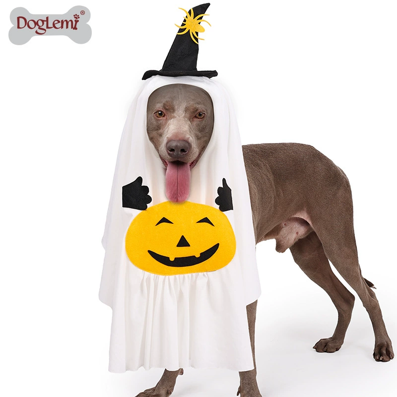 Униформа Хэллоуина Смешные собаки, кошки, тыквы, призрачные рождественские костюмы, превращенные в двуногую одежду для домашних животных