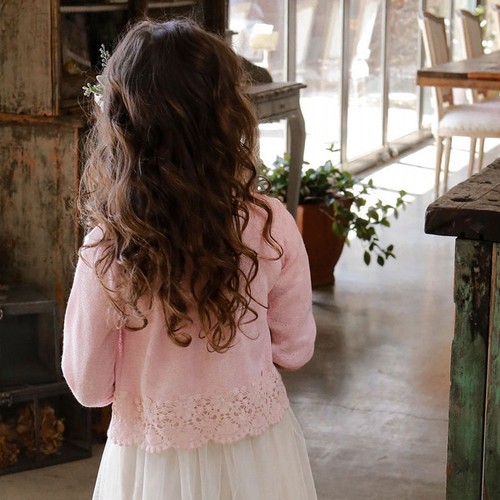 Summer 2024 90-150 korean style cute girl sun shirt lady lace edge cardigan air-conditioned shirt one-piece dropshipping