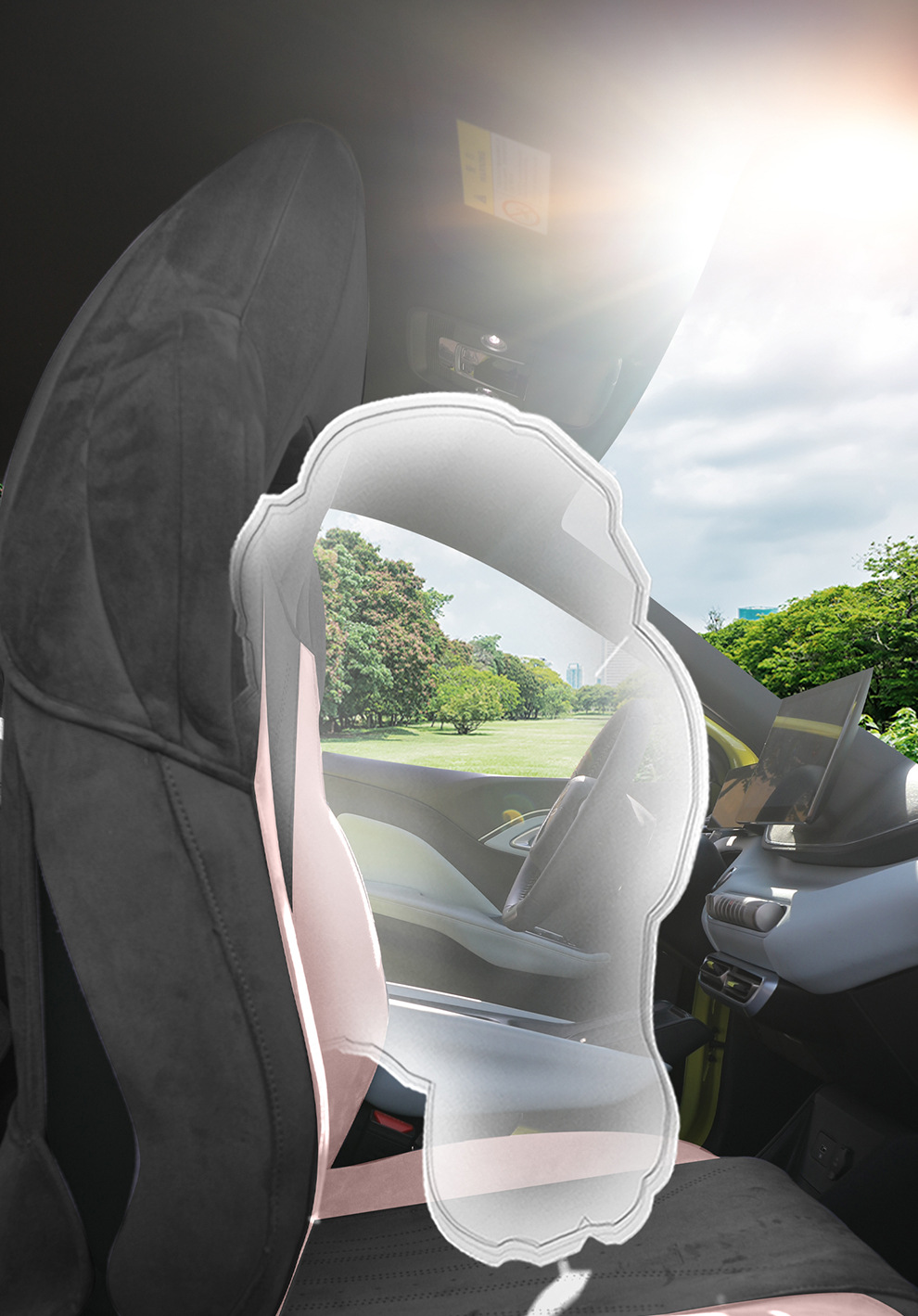 Seagull Car Seat Cushion Four Seasons Thin Fashion Interior Decoration