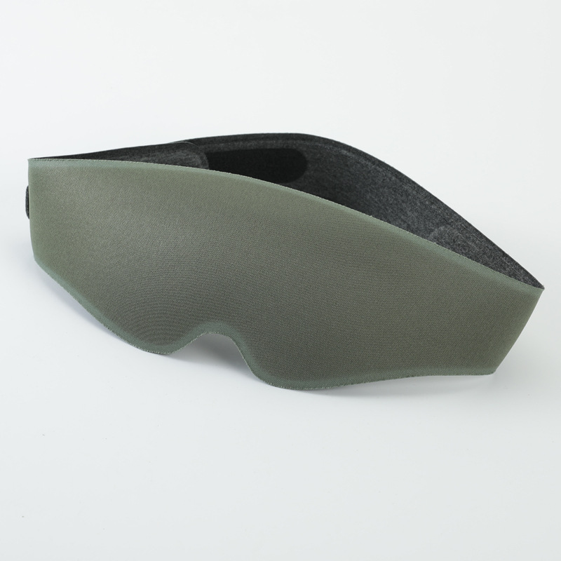 Nueva máscara de ojo 3D integrada sombreado largo contorno tridimensional sin presión sensación almuerzo descanso máscara de ojo transpirable en stock máscara de ojo