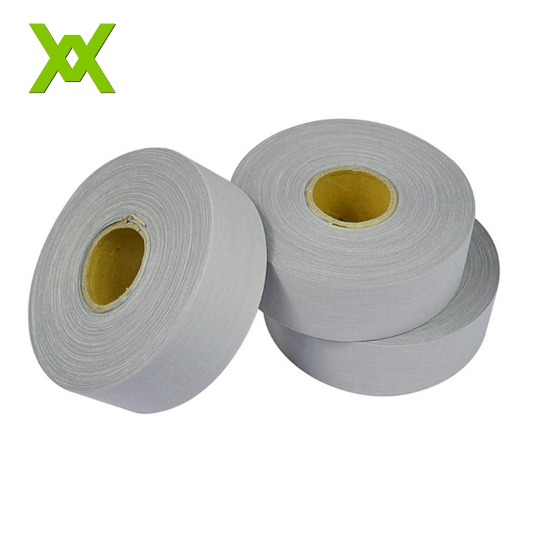 Производители Yongkang Wanxiao поставляют Светоотражающие ремни Светоотражающие серебряные химические волокна серые комбинезоны одежда светоотражающая ткань