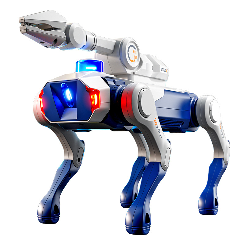 robot inteligente de control remoto perro con brazo robótico función de rebote juguete de programación
