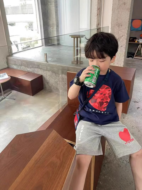 男児半袖tシャツ2025夏の新型男女童tシャツ女の赤ちゃんはゆったりしています。|undefined