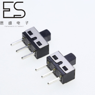 Factory Direct Sales Toggle Switch Sliding Switch Ss12D10 3-Pin 2-Speed Environmentally Friendly Positive Dial Side Dial Vertical Patch Type
