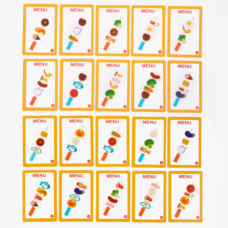 CPC / CE transfronterizo para niños en casa Simulación de madera cocina parrilla de parrilla de alimentos herramientas de incienso conjunto de juguetes