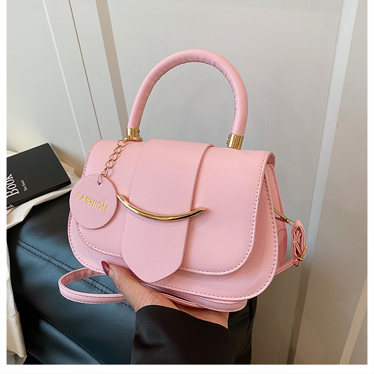 Damenhandtasche Sommer 2025, neues Modell, einfarbig, trendige Tasche mit Smiley-Gesicht, vielseitig, schlicht und elegant, einzeln erhältlich_voghion.com