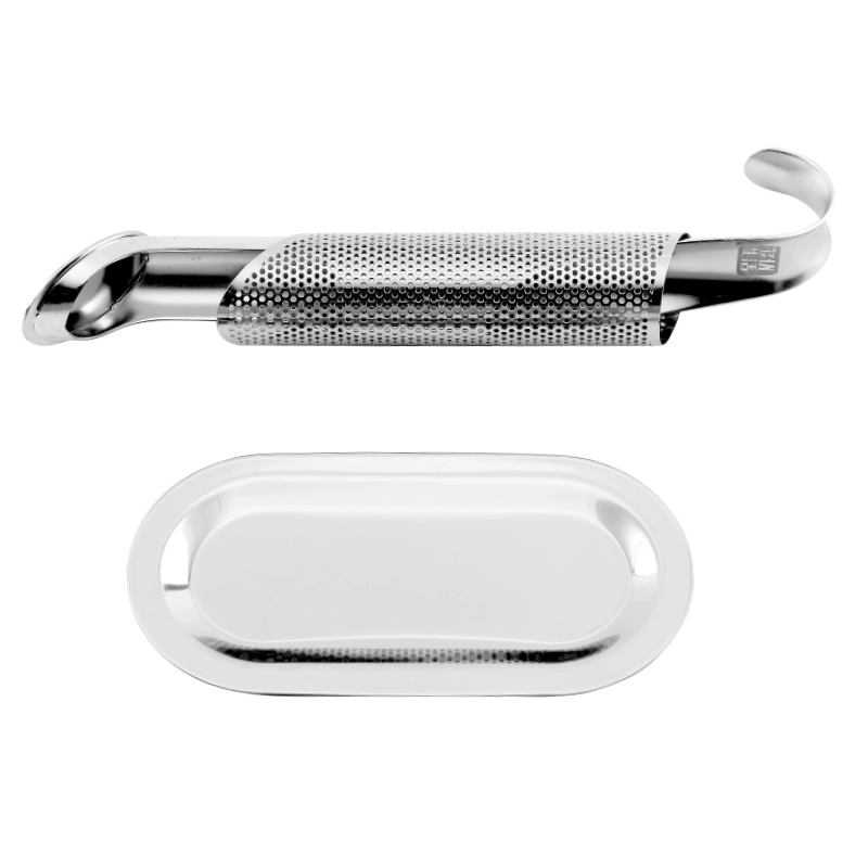 Tea, creative cigarette holder stainless steel, simple and elegant design