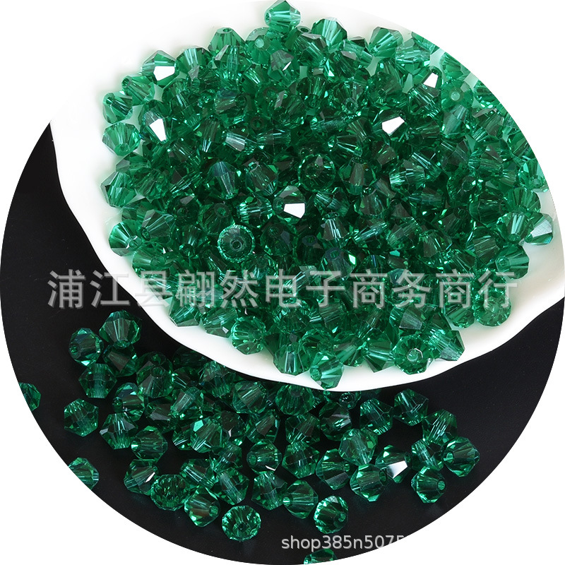 3-8mmAAAA水晶菱形珠精品水晶ガラス珠二頭尖珠DIY珠散珠アクセサリー部品