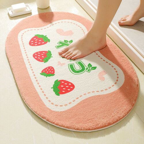 Bathroom absorbent floor mats, toilet foot mats, bathroom door mats, entrance door bedroom carpets, kitchen household non-slip mats