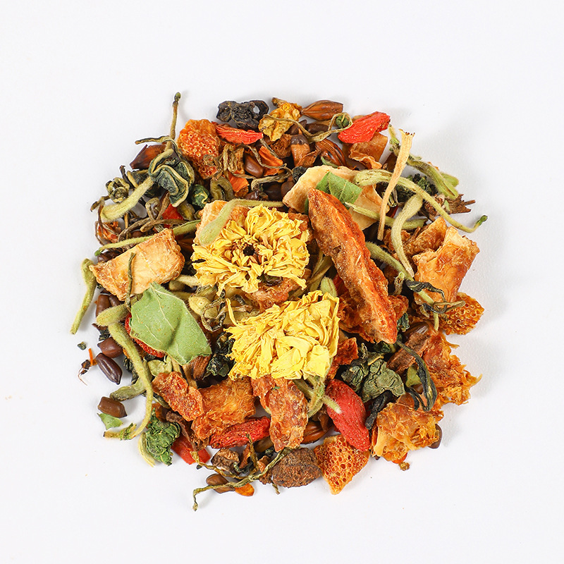 Apple Hawthorn Tea Pyramid Bags (Malus & Crataegus) — Herbal Fruit Blend with Goji & Jujube specifications