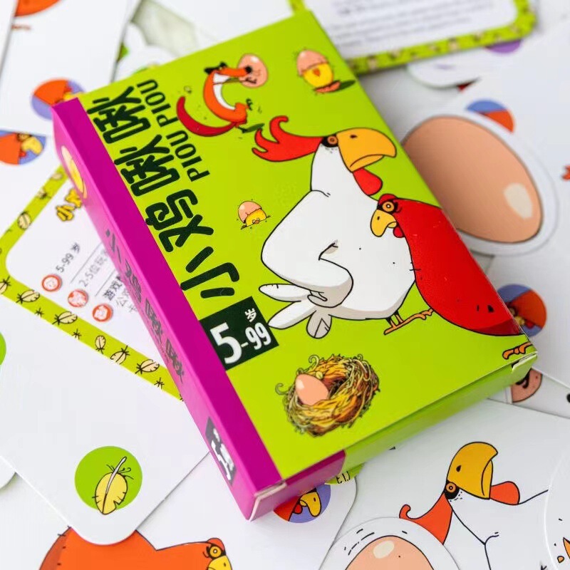 Chick Chirp Board Game Grow Up No Children 5-8 Years Old Leisure Party Card Game Benefit Intelligence Children's Day Gift