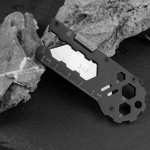 Outdoor multifunctional knife stainless steel utility knife carving knife letter opener paper knife portable express box opener