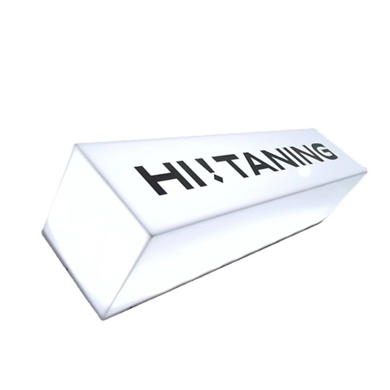 LED acrílico personalizado caja de luz luminosa en línea cartel de exhibición de puerta de publicidad luminosa de cuerpo