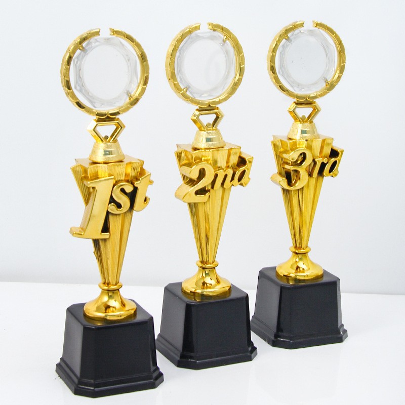 Ranking 123 y otros premios trofeo digital corona Asia tercer rango de evaluación de rendimiento trofeo de premio de competencia de recuerdo de oro, plata y cobre