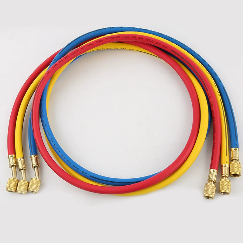 Фторидная трубка R22 трехцветная трубка R134a трубка для хладагента жидкого хладагента высокого давления 410 фторированный шланг