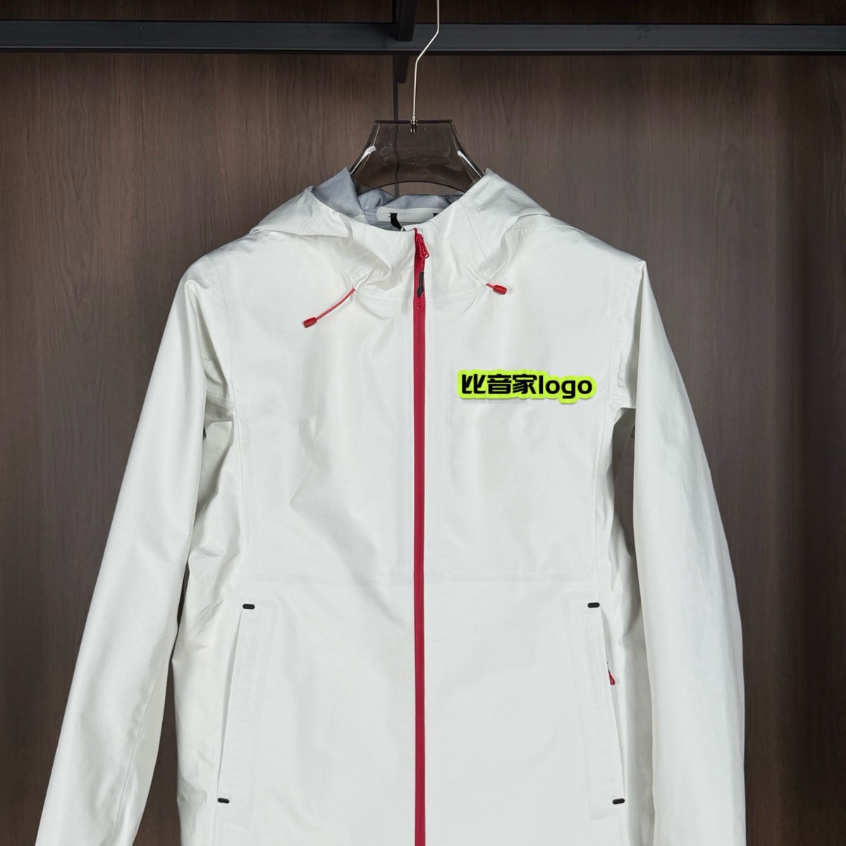 2026 Autumn New Model Biyinjia Greenfield Hooded Jacket for Women, Sports Outdoor Waterproof Glue-Sealed Jacket