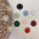 Computer Embroidery Garment Accessories 2.9cm Small Lace Water Point Flower Piece Organza Flower Cloth Sticker Embroidery