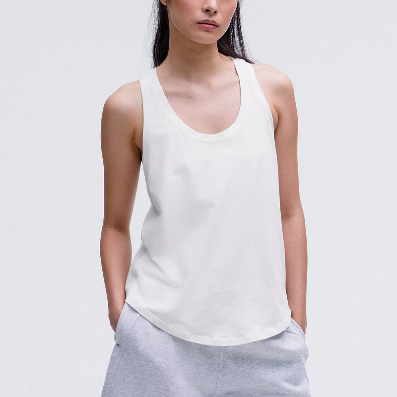 Lulu Spring and Summer New Loose Comfortable Sleeveless Sports Vest Blouse All-match Sports Fitness Yoga Clothes Women's Top Lulu Spring and Summer New Loose Comfortable Sleeveless Sports Vest Blouse All-match Sports Fitness Yoga Clothes Women's Top