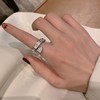 Tide, one size small design fashionable universal ring, simple and elegant design, internet celebrity