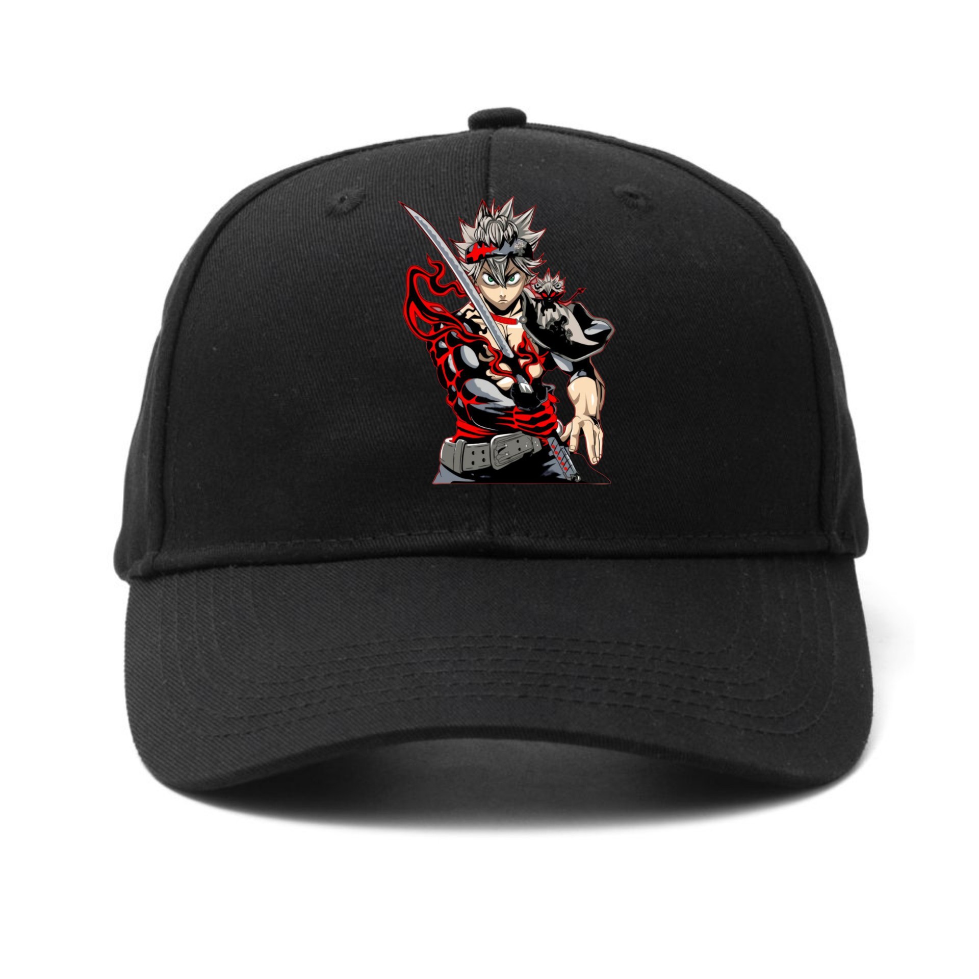 Amazon Black Clover Black Clover Sombrero de visera de viaje Sombrero de béisbol de moda para hombres y mujeres