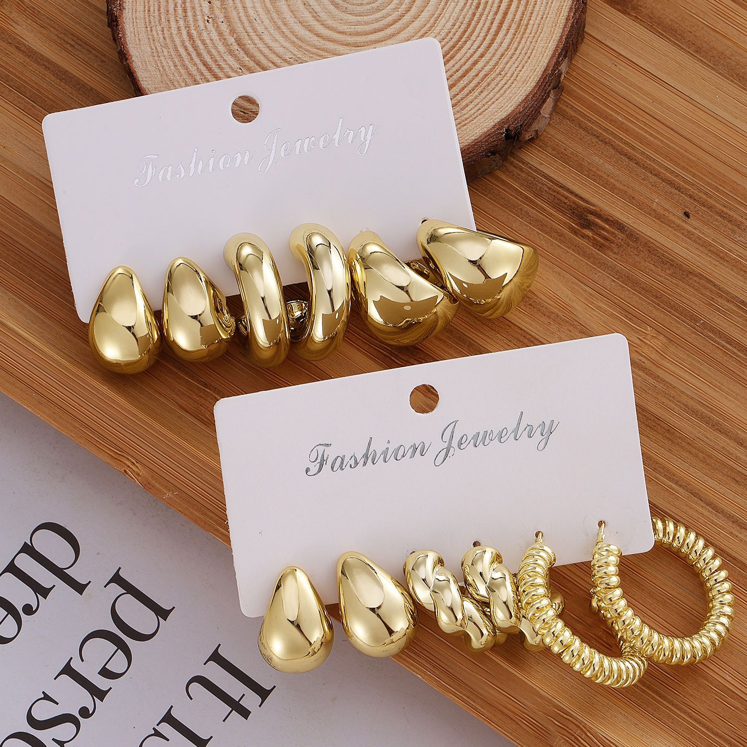 Solid Color Pattern 1 Pair Simple Style Solid Color Plating Alloy Ear Studs
