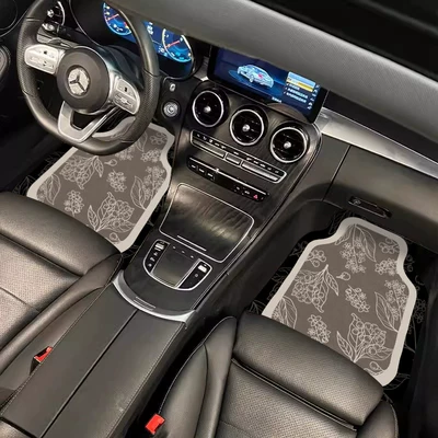 Universal Foot Pad and Dirt-Resistant, Women's Car Interior - front-row-x2-pieces-of-diatom-mud-t3165