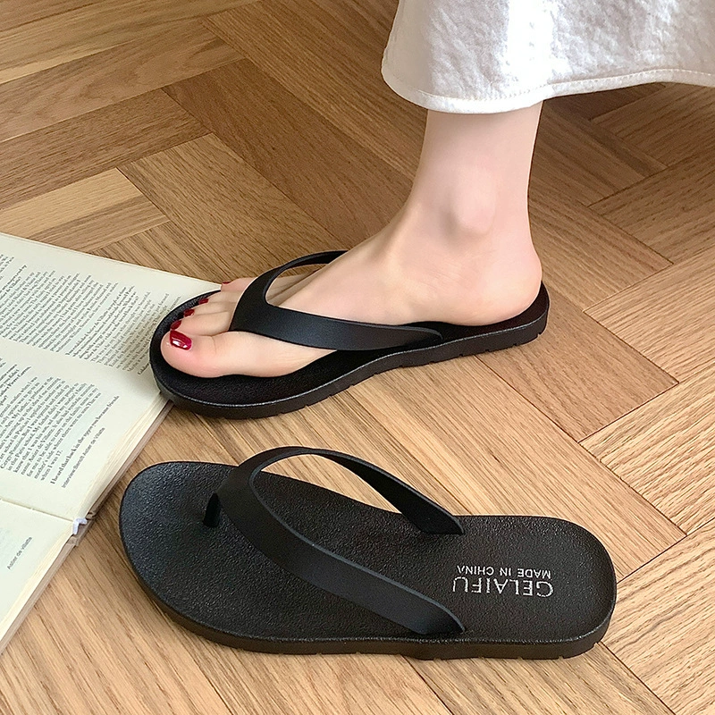 Летние сланцы, модные нескользящие тапочки для ванной, интернет-селебрити, мягкая подошва