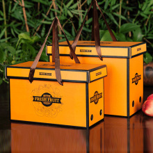 高档水果礼盒包装盒脐橙子苹果葡萄通用手提礼品盒空盒子纸箱批发