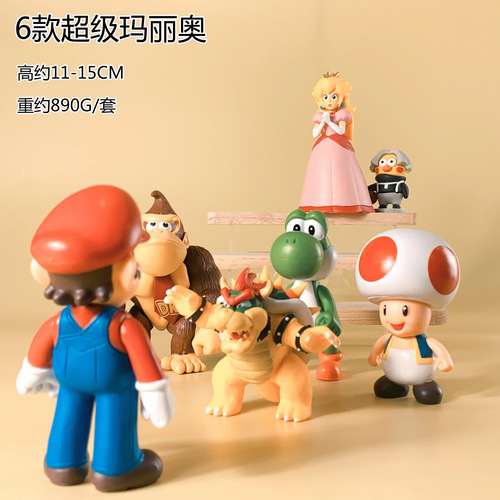 Super Mario Mario figure SuperMario Mario decoration small doll doll ornament model