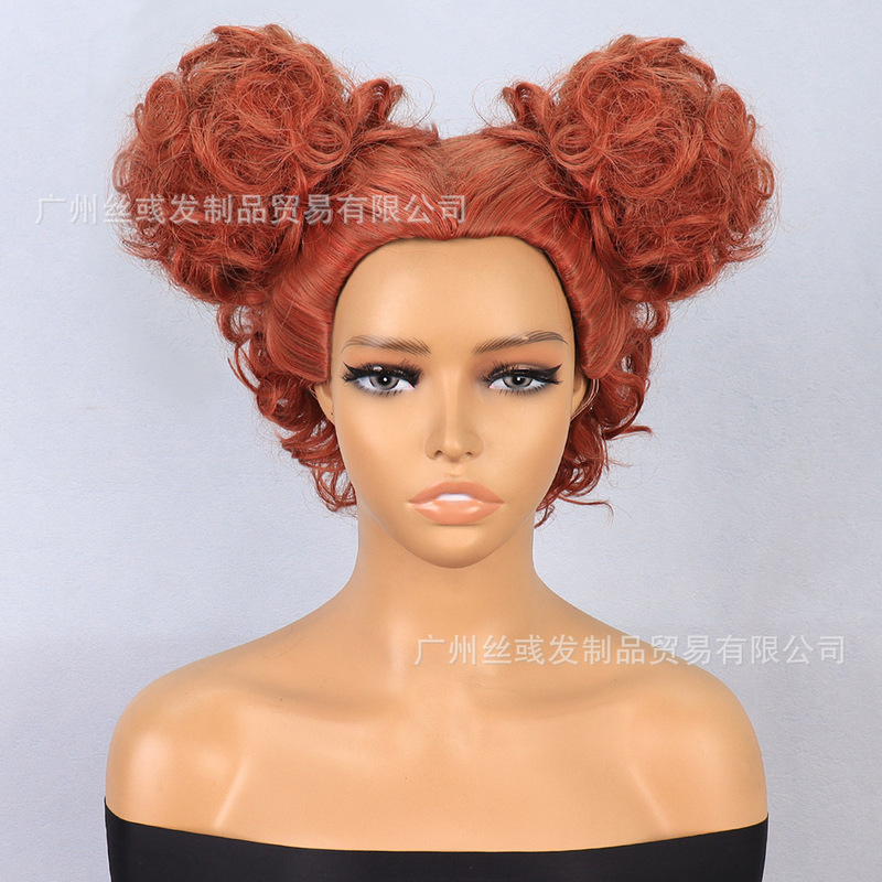 European and American Halloween Wig Female Short Red Queen Real-life Wig Stage Play cosplay Wig Cross-border wigs