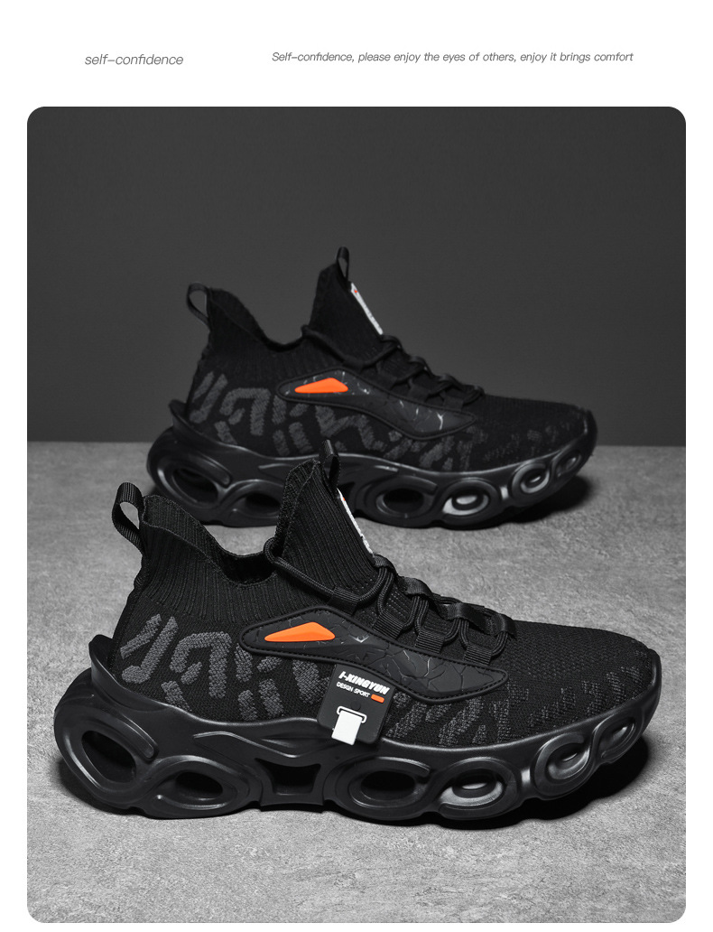 Nové všestranné ležérne športové oblečenie pre mužov a tínedžerov vo veľkých veľkostiach, ľahké, tlmiace nárazy a trendy_voghion.com