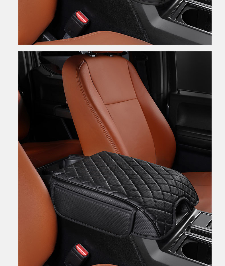 Suitable for 2015-2020 Ford F150 Car Armrest Box Heightening Pad Elbow Support Pad Armrest Box Cushion