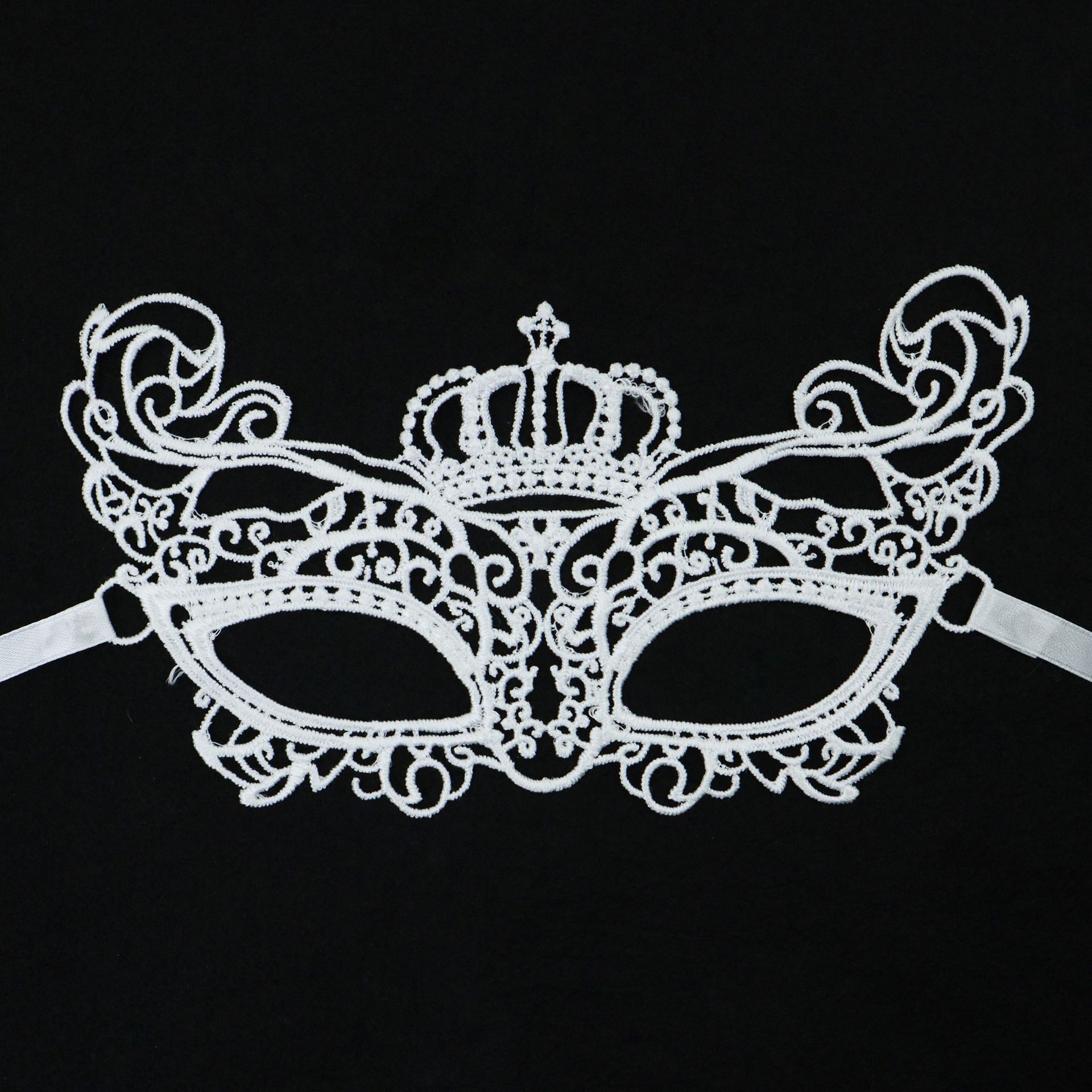 Carnaval máscara de encaje de venta transfronteriza máscara de maquillaje de fiesta de baile máscara de encaje amorfa máscara TK